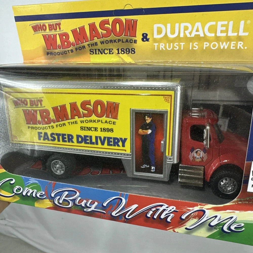WB MASON &Duracell Delivery Truck‎ Box Diecast Truck Toy New in Box Who But